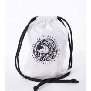 Alphalete Athletics Classic Drawstring Global Impact String Backpack White